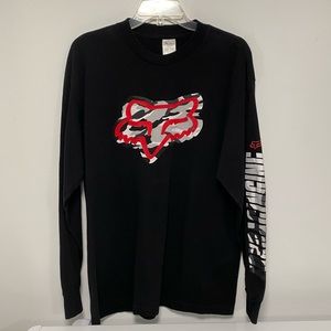 Fox Racing black logo shirt